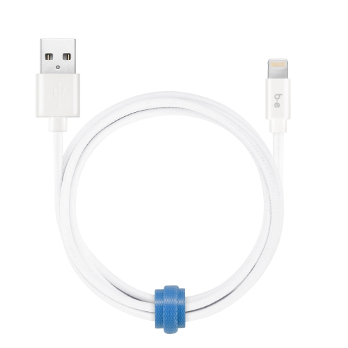 Blu Element Braided Charge/Sync Lightning USB 4ft White