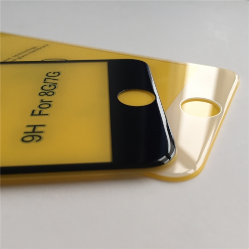 White Full Coverage Tempered Glass For iPhone 6 Glass Screen Protector For iPhone 6 Full Cover Film Glass 9D Curved Edge