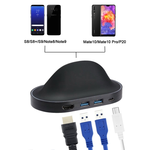 axGear axGear USB-C Docking Station Charger USB 3.1 to Lan Network USB 3.0 HUB HDMI Video