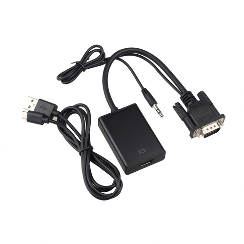 axGear VGA to HDMI Converter Adapter w/ Audio 1080P HD Video