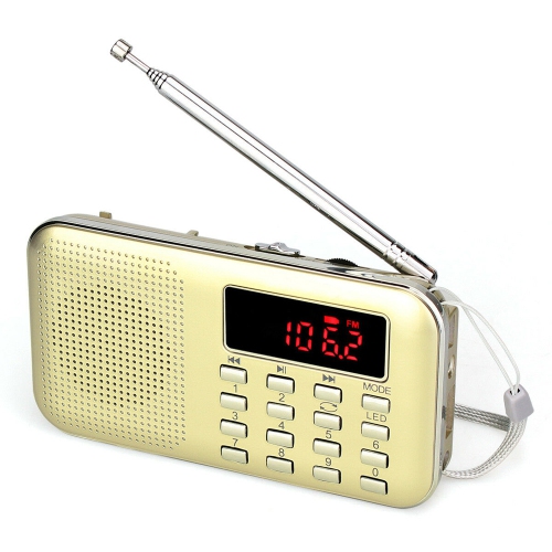 Haut-parleur portatif AM/FM radio MP3 lecteur de musique TF Carte microSD Media d’axGear