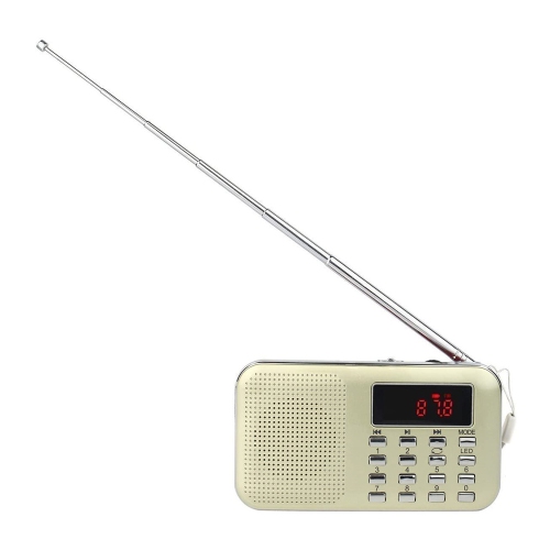 Haut-parleur portatif AM/FM radio MP3 lecteur de musique TF Carte microSD Media d’axGear