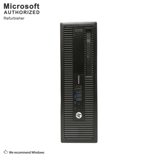HP EliteDesk 800 G1 SFF, Intel Core i7-4770 3.4G, 8G RAM, 240G SSD, DVD-ROM, WIFI, BT 4.0, Windows 10 Pro(EN/FR) by HP - Refurbished condition - CA$414.90