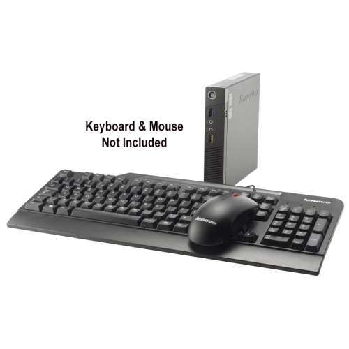 Lenovo M93p Tiny Desktop - Intel Core i5 (4th Gen), 8GB Memory, 240GB SSD, Win 10, DVD by LENOVO - Refurbished condition - Image 2