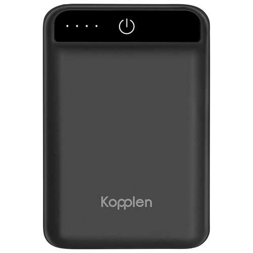 Chargeur portable de 10 000 mAh à deux ports USB de Kopplen - Noir - Exclusivité Best Buy