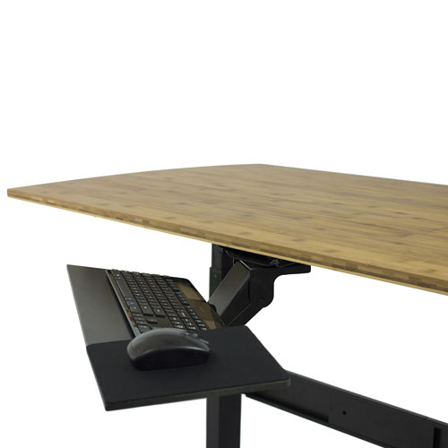Uncaged Ergonomics KT1 Adjustable Ergonomic Keyboard Tray - Black