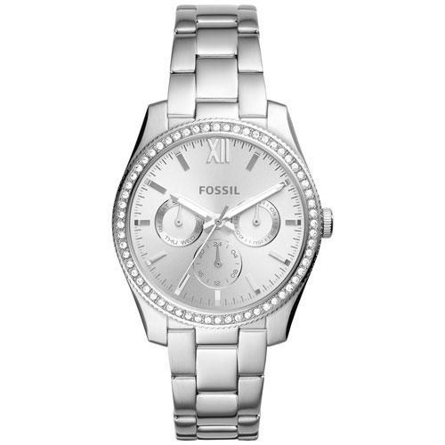 Fossil Scarlette 38mm Women's Casual Watch - Silver : Women's Watches ...