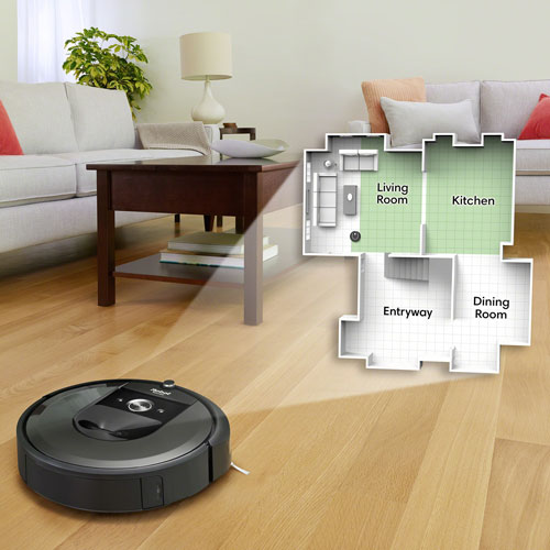 iRobot Roomba i7+ Wi-Fi Connected Robot Vacuum with Automatic Dirt Disposal