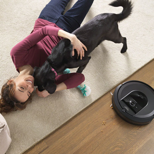 iRobot Roomba i7+ Wi-Fi Connected Robot Vacuum with Automatic Dirt Disposal (7550)