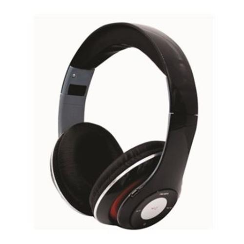 Escape BT-S55 Casque D'écoute Bluetooth Avec Microphone Et Radio Fm Noir Et Blanc