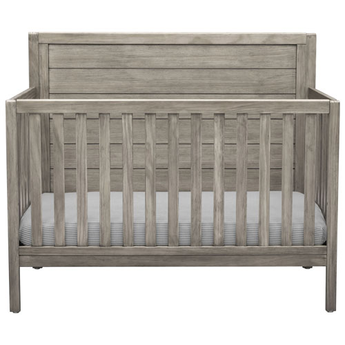 rustic whitewash crib