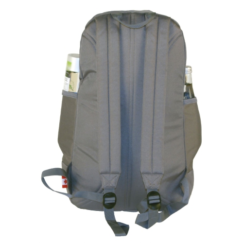 WillLand Outdoors Scenery "66" Backpack, Dark Grey/Pink