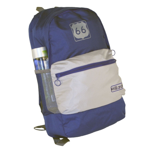 WillLand Outdoors Scenery "66" Backpack, Light Aqua/Pink