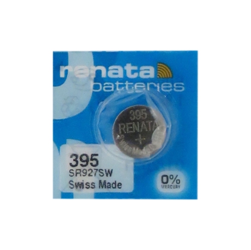 RENATA  100-Pack 395 / Sr57 Oxide Button Batteries In Silver