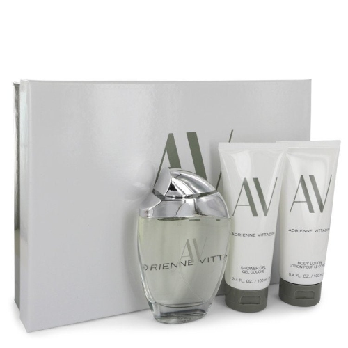 ADRIENNE VITTADINI  Av3 PC. Gift Set ( Eau De Parfum Spray 3.0 OZ + Body Lotion 3.3 OZ + Shower Gel 3.3 OZ )