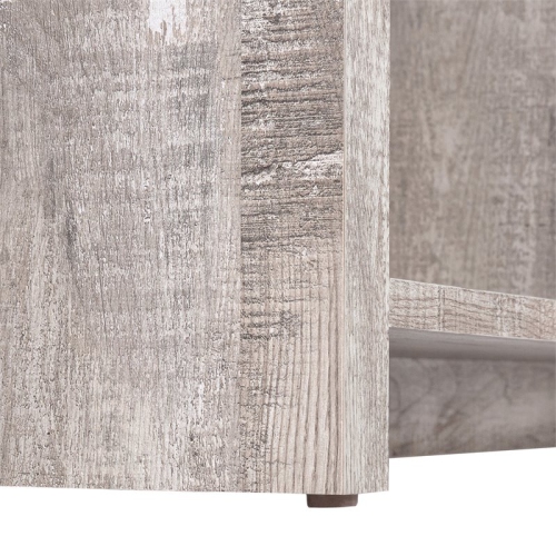 Monarch Specialties i 7429 computer desk taupe wood grain l and r facing corner