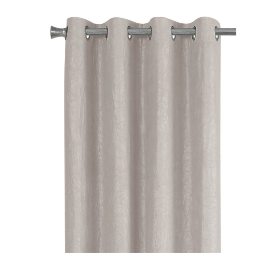 Monarch Specialties i 9817 curtain panel 2pcs 52"w x 84"h ivory room darkening