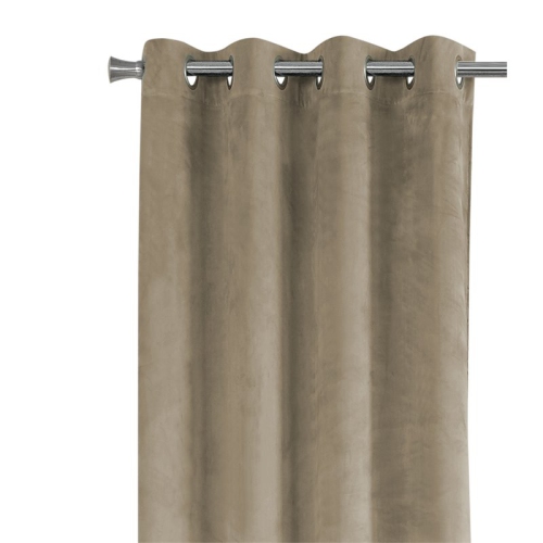 Monarch Specialties i 9821 curtain panel 2pcs 52"w x 95"h beige room darkening
