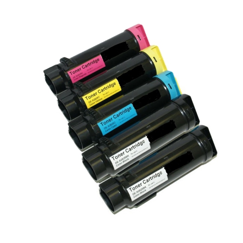 5 PK High Yield Compatible 6515 Toner Cartridge for Xerox WorkCentre 6515 6515DN 6515DNI 6515DNM 6515N, Phaser 6510 6510DN 6510