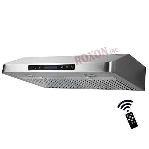 Roxon 860 Cfm 30 Inches Range Hood Stainless Steel Kitchen Exhaust