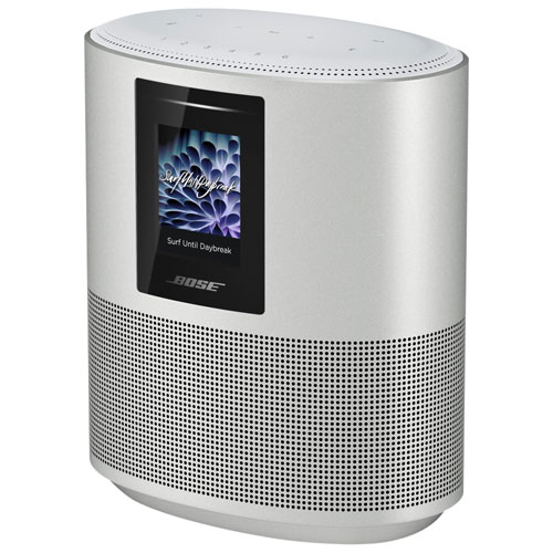 Haut-parleur Home Speaker 500 sans fil multipièce de Bose avec commande vocale intégrée - Gris luxe