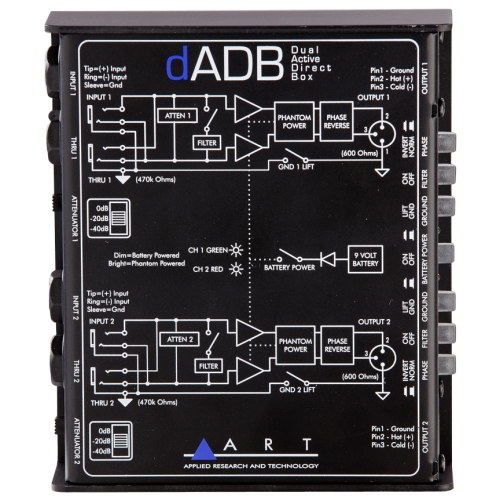 ART Pro Audio Dual Active Direct Box