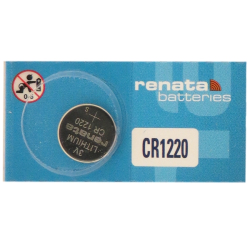 50-Pack CR1220 Renata 3 Volt Lithium Coin Cell Batteries