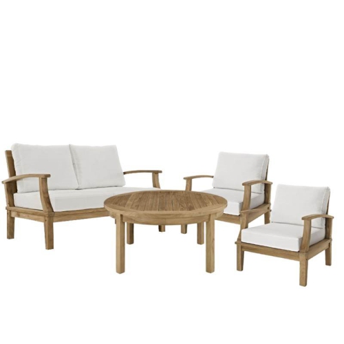 Solid Teak Premium Patio Sofa, Outdoor Teak Furniture Canada