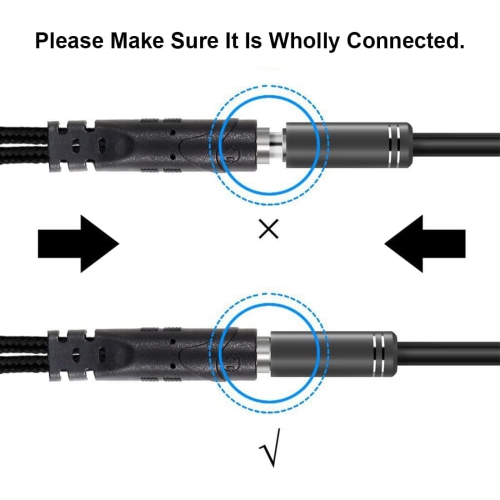 Headphone Splitter Cable for PC, 3.5mm Jack Headset Adapter Convertors for PC 3.5mm Female with Headphone/Microphone Transform to 2 Dual 3.5mm Male
