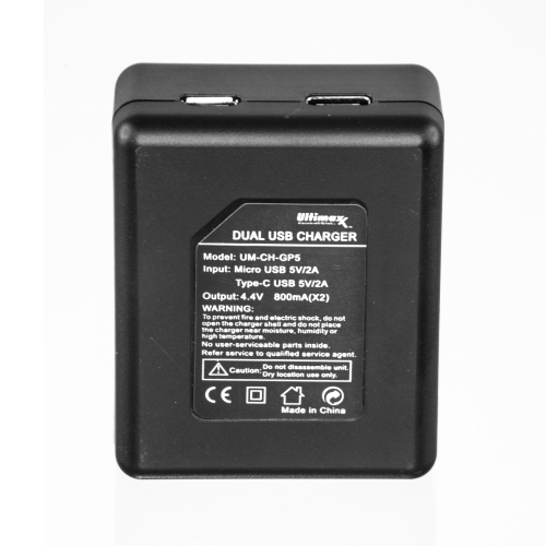 Ultimaxx Replacement Dual Battery Charger For GoPro Hero 5/6