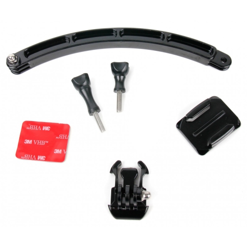 Ultimaxx Heavy Duty Helmet Mount Kit, With 3M Adhensive, For All GoPro Hero Cameras