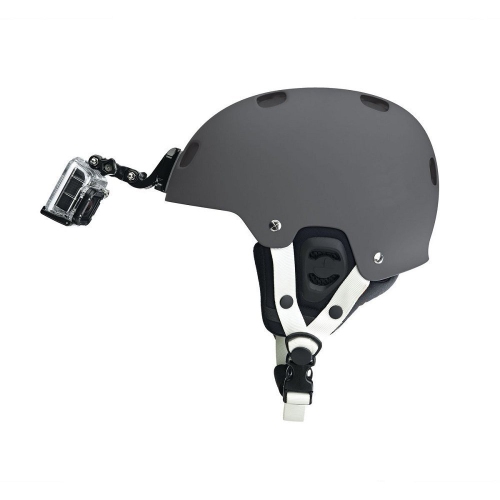 Ultimaxx Heavy Duty Helmet Extension Curved Arm Mount Kit, 3M Adhensive with Buckles, For All GoPro Hero Cameras