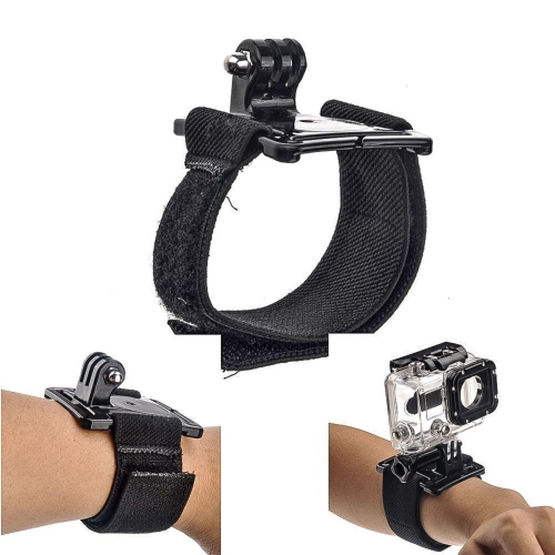 Fixation bracelet réglable d’Ultimaxx pour tous les appareils photo GoPro, idéal pour les sports extrêmes