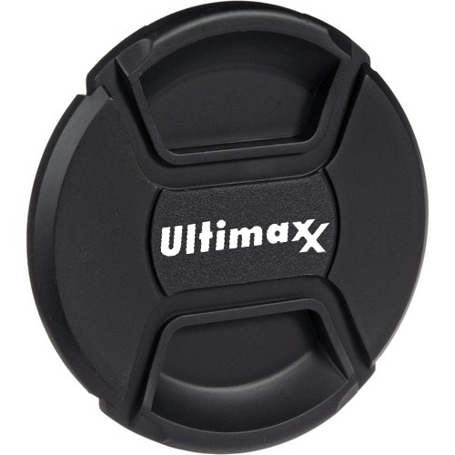 ULTIMAXX CANADA  62MM Snap-On Pinch Lens Cap, Camera Lens Protection Cover for Nikon, Canon, Sony And Other Dslr Cameras