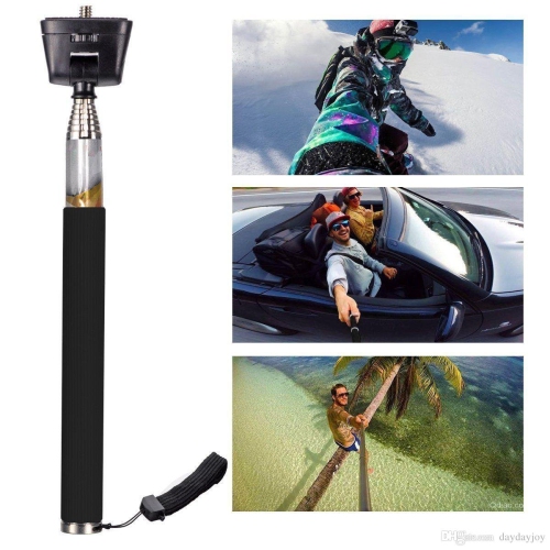Ultimaxx Selfie Stick Monopod with Adapter For DSLR, SLR And All GoPro Cameras, Collapses to 8.6 Extend to 40 Inch