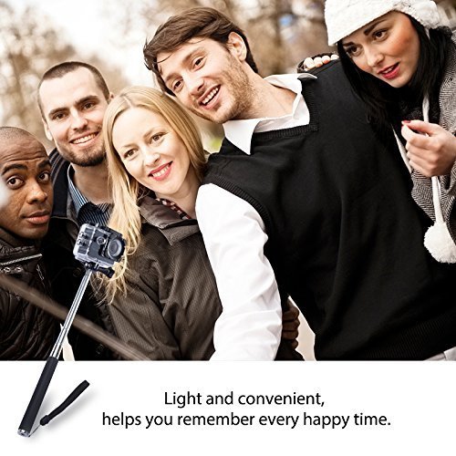 Ultimaxx Selfie Stick Monopod with Adapter For DSLR, SLR And All GoPro Cameras, Collapses to 8.6 Extend to 40 Inch