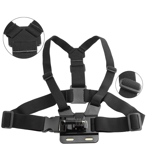 Ultimaxx Adjustable Chest Mount Harness For All GoPro Cameras, One Size Fits Most, Perfect for Extreme Sports