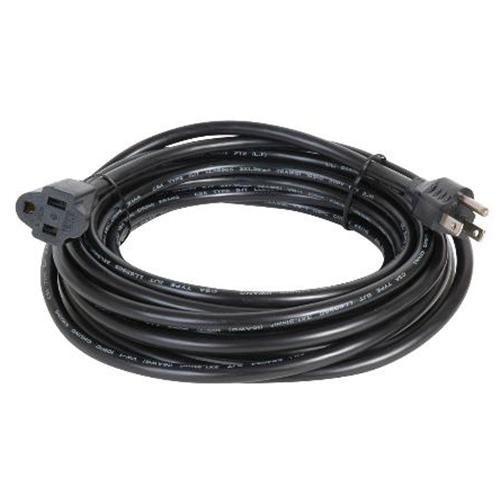 Linkit Security Universal Electrical Power Cord Extension Black 10 ft
