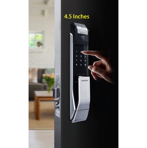 Samsung Smart Digital Push and Pull Handle Mortise Door Lock with Fingerprint