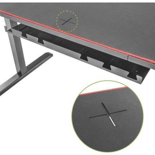 Boost Industries FS-MC63 Floor Standing Manual Height Adjustable Gaming/PC Desk