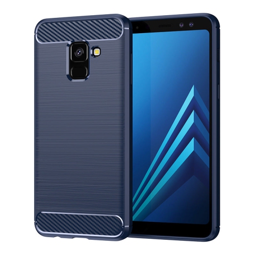 PANDACO Navy Brushed Metal Case for Samsung Galaxy A8