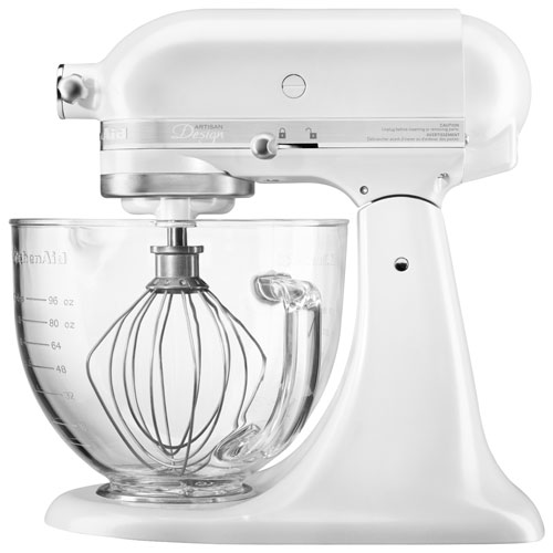 kitchenaid artisan frosted pearl white