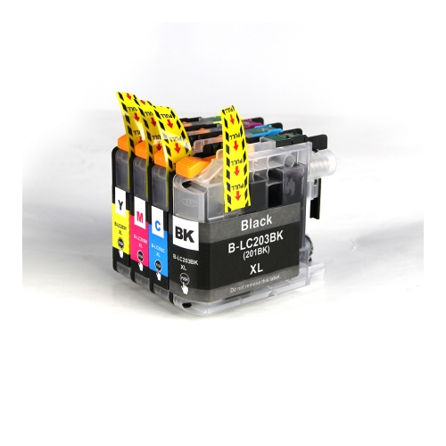 NEW SUPERIOR QUALITY! Brother LC203 Compatible Ink Cartridge Set - FREE SHIPPING OVER $50!!