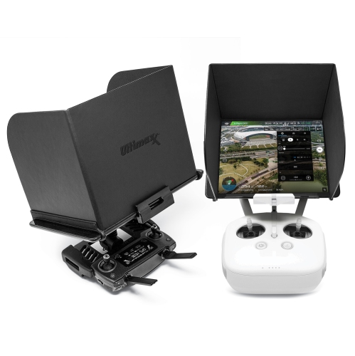 Ultimaxx Phone Monitor Sun Shade Cover Tablets Pad Hood for DJI Phantom 4/3, Mavic Pro, Inspire, OSMO, M600 Monitor Remote Con