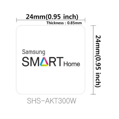 Samsung Door Lock RF Sticker White
