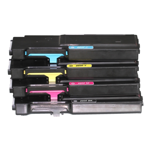 NEW SUPERIOR QUALITY! Xerox 6600 Compatible Toner Cartridge Set - FREE SHIPPING OVER $50!!