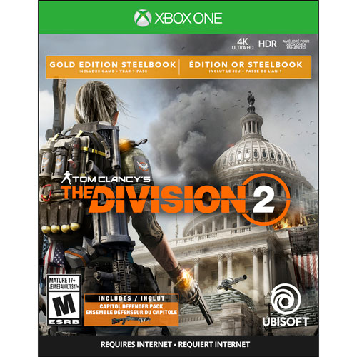 Tom Clancy S The Division 2 Gold Edition Steelbook Xbox One Best Buy Canada