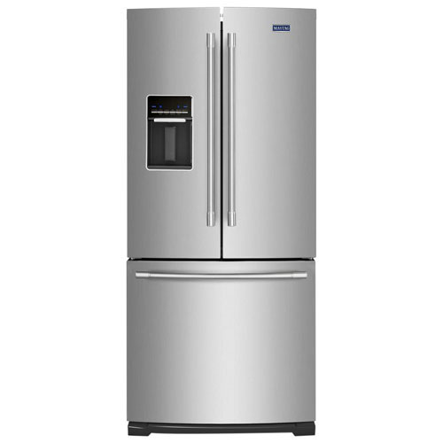 Réfrigérateur à deux portes de 30 po de Maytag - Inox - Boîte ouverte - Parfait état