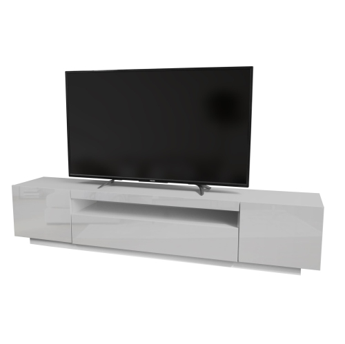 Samso Tv Stand Light Grey With White Led Lighting Best Buy Canada