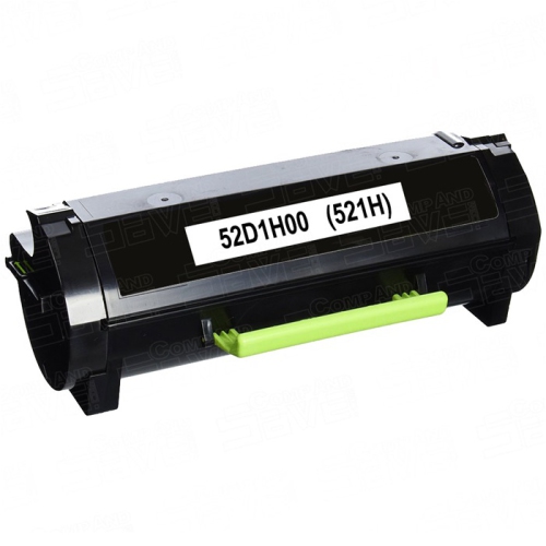 NEW SUPERIOR QUALITY! Lexmark 52D1H00 Black Compatible Toner Cartridge - FREE SHIPPING OVER $50!!